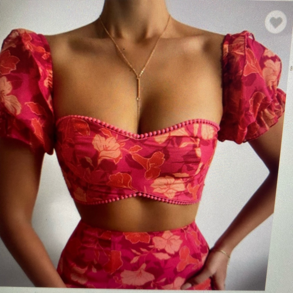 Super cute floral two piece